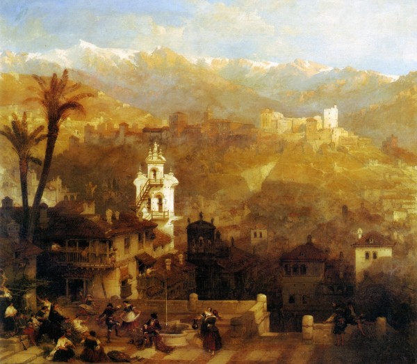 Alhambra and Albaicin by David Roberts